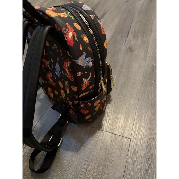 Loungefly Disney Winnie The Pooh Halloween Group GID Mini Backpack With Wallet main image 6